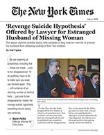 Click for pdf: ‘Revenge Suicide Hypothesis’ Offered by Lawyer for Estranged Husband of Missing Woman