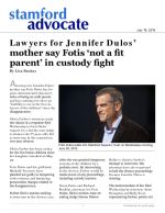 Click for pdf: Lawyers for Jennifer Dulos’ mother say Fotis ‘not a fit parent’ in custody fight