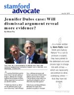 Click for pdf: Jennifer Dulos case: Will dismissal argument reveal more evidence?