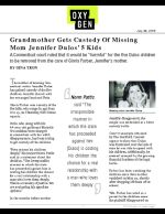 Click for pdf: Grandmother Gets Custody Of Missing Mom Jennifer Dulos' 5 Kids