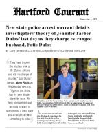 Click for pdf: New state police arrest warrant details investigators’ theory of Jennifer Farber Dulos’ last day as they charge estranged husband, Fotis Dulos