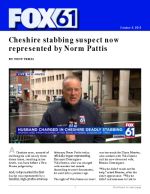 Click for pdf: Cheshire stabbing suspect now represented by Norm Pattis