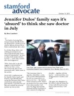 Click for pdf: Jennifer Dulos’ family says it’s ‘absurd’ to think she saw doctor in July