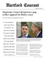 Click for pdf: Supreme Court dismisses gag order appeal in Dulos case
