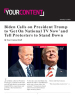 Click for pdf: Biden Calls on President Trump to ‘Get On National TV Now’ and Tell Protesters to Stand Down