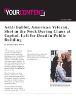 Click for pdf: Ashli Babbit, American Veteran, Shot in the Neck During Chaos at Capitol, Left for Dead in Public Building