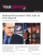 Click for pdf: Federal Prosecutors Take Aim At Free Speech