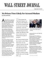 Click for pdf: No Prison Time Likely for Accused Madam