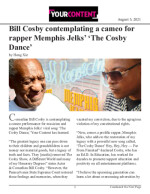 Click for pdf: Bill Cosby contemplating a cameo for rapper Memphis Jelks’ ‘The Cosby Dance’