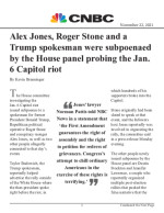 Click for pdf: Alex Jones, Roger Stone and a Trump spokesman were subpoenaed by the House panel probing the Jan. 6 Capitol riot