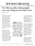 Click for pdf: New Haven, police union grapple over cop’s firing in use-of-force case