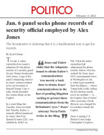 Click for pdf: Jan. 6 panel seeks phone records of security official employed by Alex Jones