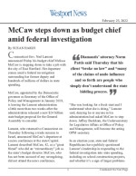 Click for pdf: McCaw steps down as budget chief amid federal investigation